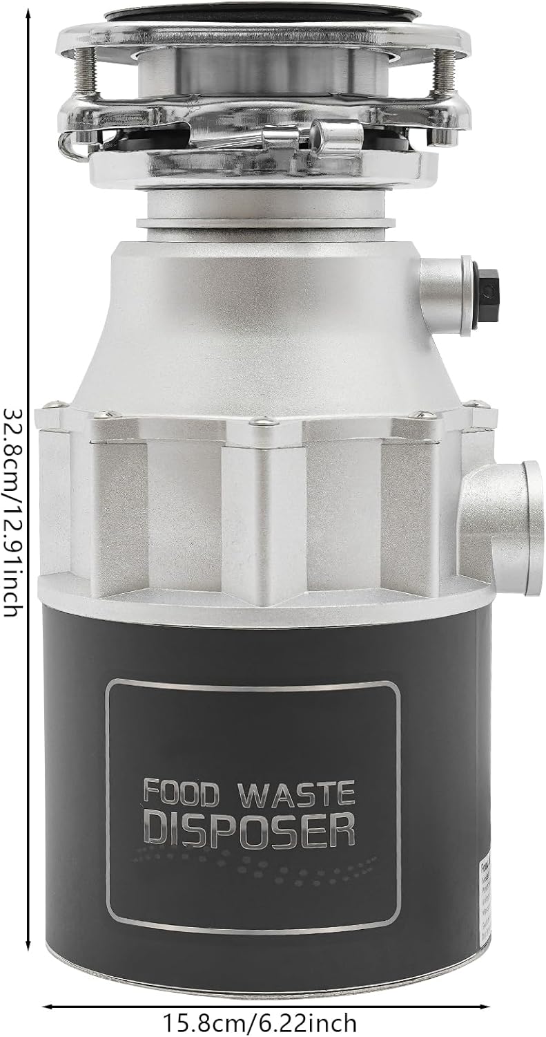Afvalvermaler – Keukenafvalverwijderaar – Keukenafvalverkleiner – Afvalverwerker – Voedselafvalmolen – Krachtige 560 W Motor – 3600 RPM Snelheid