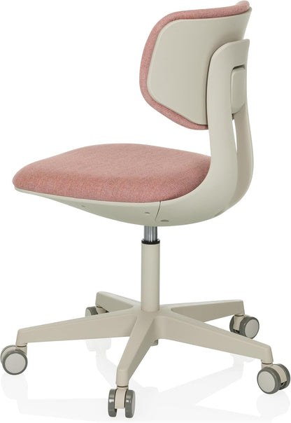 hjh OFFICE Kinder bureaustoel KID CLASSIC Stof Roze