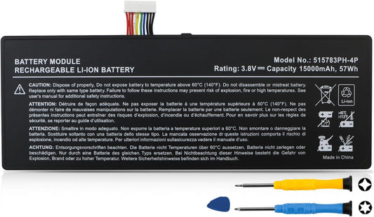 K KYUER 515783PH-4P Batterij voor Autel MaxiSYS MS909 MS919 Diagnostic Tablet, MaxiCOM MK908 Pro MK908P, MaxiIM IM608/IM608 PRO/IM608 PRO II/IM608 PRO 2, OtoSys IM600 Diagnostic Key Programming Tool