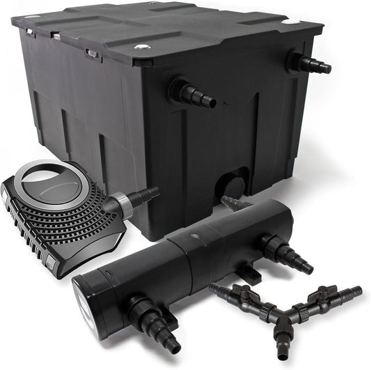 SunSun vijverfilterset voor 60.000 l met UVC 18 W, NEO8000 pomp 70 W