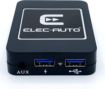 Bluetooth-interface – USB MP3 – hulpstuk voor auto Peugeot, Citroen met ISO-stekker | Handsfree streaming audio | oplader | jackstekker | onzichtbare inbouwbehuizing | radio-accessoires