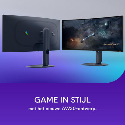 Alienware 34 Gaming Monitor - AW3425DWM, WQHD (3440x1440), 21:9 1500R Gebogen, 180Hz, VA, 1ms, AMD FreeSync Premium, VESA AdaptiveSync, 95% DCI-P3, HDR400, DisplayPort, 2 HDMI, 3 USB, 3 Jaar Garantie