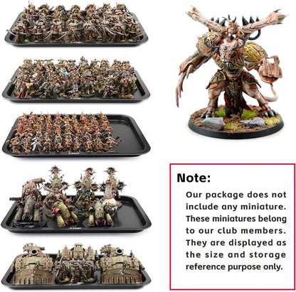 Jucoci Miniaturen ABS Plastic Opbergkoffer Miniaturen Transport Case (Groot Formaat)