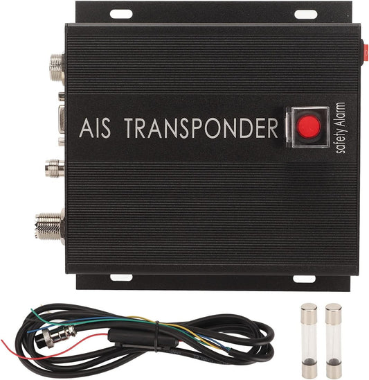 AIS Transceiver, 156.025 Tot 162.025MHz DSC Ontvangst Marine Dual Channel AIS Ontvanger Transponder met GPS Ontvanger, 3 Mode, Uitgerust met SOS Veiligheidsknop