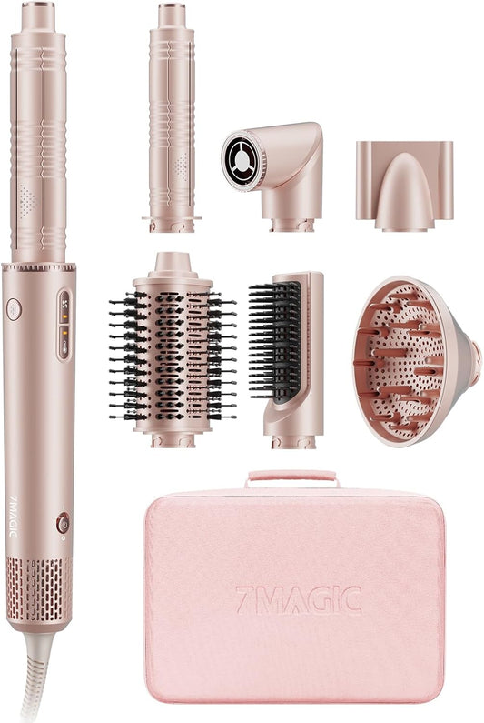 7-In-1 Airstyler – Föhnborstel – Heteluchtborstel – Automatische Krultang – Stylingborstel – 110.000 Tpm Motor – 200 Miljoen Negatieve Ionen