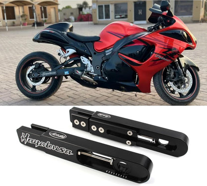 Extended Achterbrug Kit Voor Suzuki Hayabusa GSXR 1300 1999-2024 Gen1 2 3 Extension Swing Arm CNC gefreesd Motorfiets Modificatie Accessoires 1 Set Zwart 2000 2001 2002