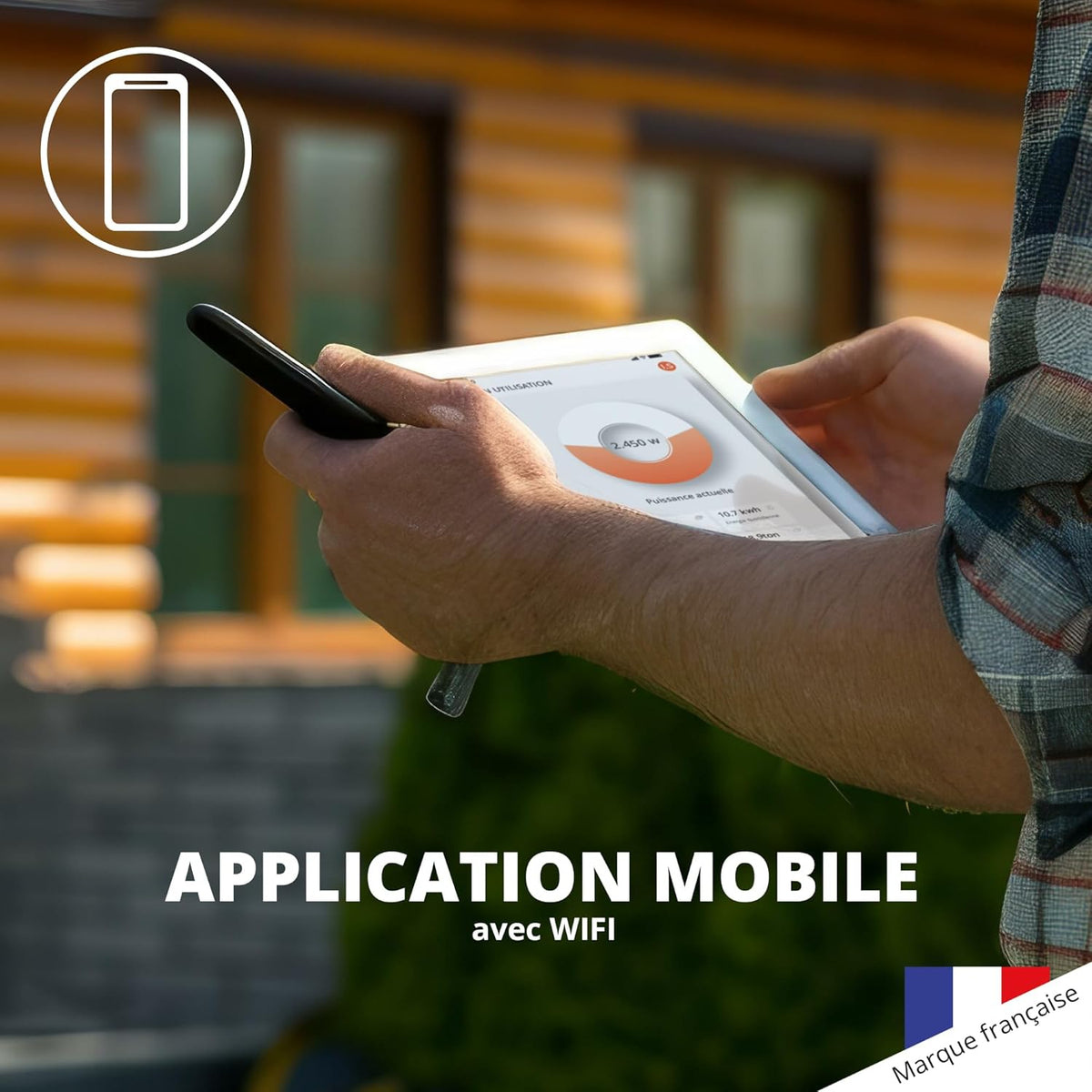 W onder Full Energy Micro-omvormer, 600 W, micro-omvormer voor intelligent zonne-netwerk, wifi, beheer via smartphone-app