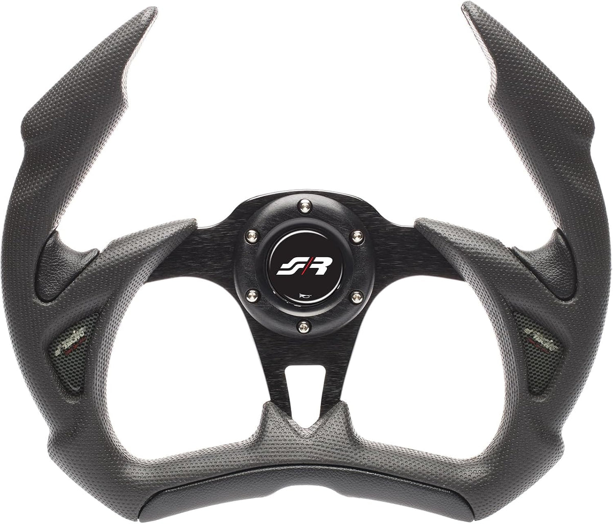 Stuurwielcover – Stuurhoes – Stuurwielkap – Autostuurbescherming – Stuurwielhoes sportief – Zwart Polyurethaan – Diameter 35 cm – Duurzaam & Antislip