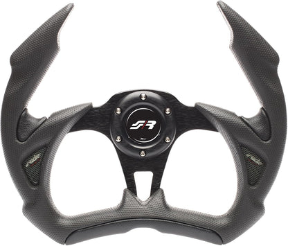 Stuurwielcover – Stuurhoes – Stuurwielkap – Autostuurbescherming – Stuurwielhoes sportief – Zwart Polyurethaan – Diameter 35 cm – Duurzaam & Antislip