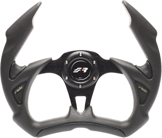 Stuurwielcover – Stuurhoes – Stuurwielkap – Autostuurbescherming – Stuurwielhoes sportief – Zwart Polyurethaan – Diameter 35 cm – Duurzaam & Antislip