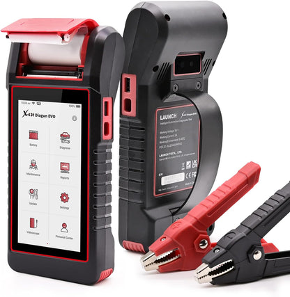 LAUNCH X431 Diagun EVO OBD2 diagnoseapparaat (OE-niveau) voor alle systemen, met ECU-codering, batterijtester, actieve test, 16 resetfuncties, videoscope-functie optioneel, ondersteunt CAN FD & DoIP