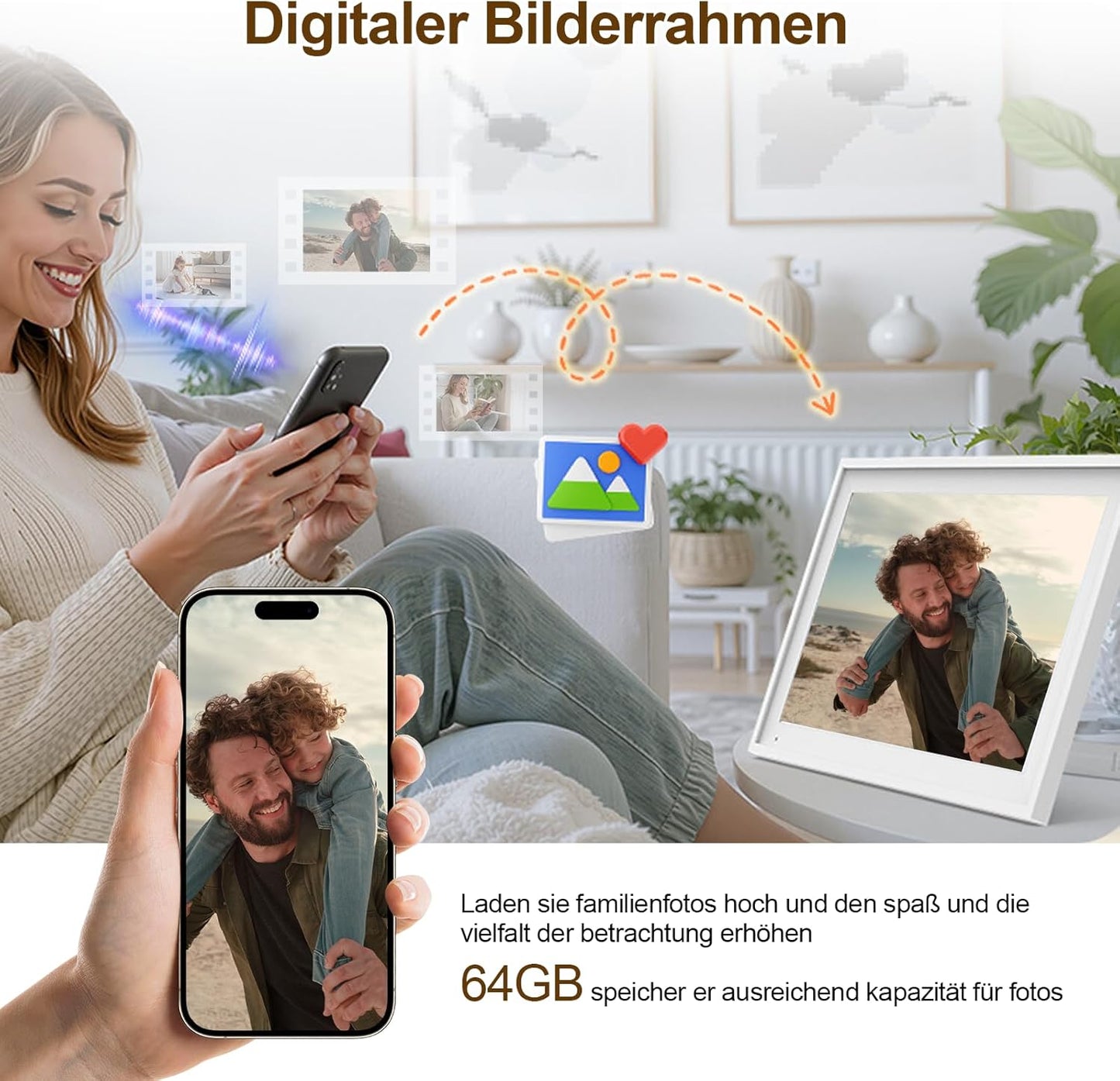 Digitale Kalender – Familieplanner – Slimme Agenda – Elektronische Planner – Wandkalender – 15,6 Inch Touchscreen – Full HD 1920x1080 – 64 GB Opslag
