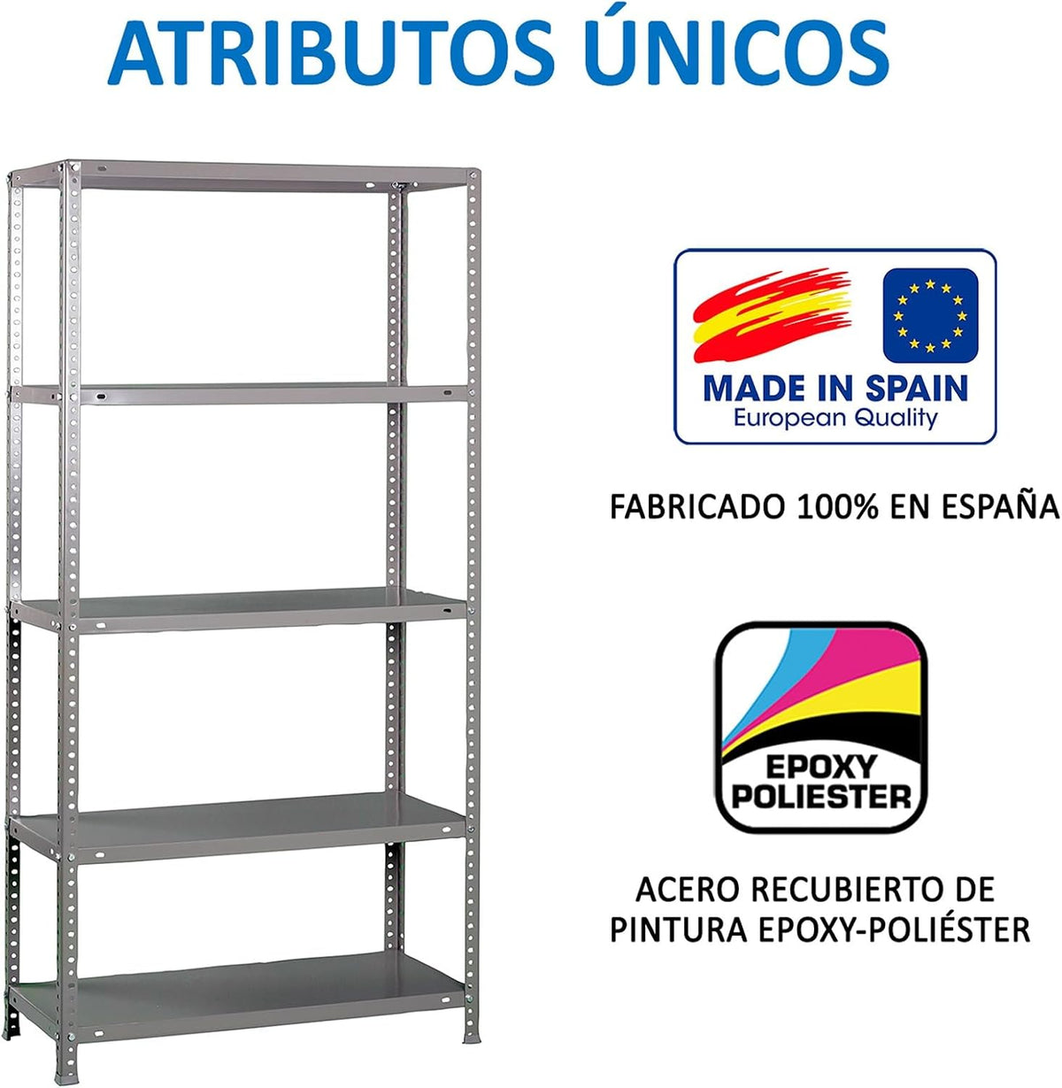 Simon Rack Stellingkast Metaal, 2000x1100x400 mm, Buigpunt 90, 5 Verstelbare Niveaus, Metalen Planken, Robuust Opslagrek voor Garage, Kelder en Werkplaats, Grijs – Simon Classic