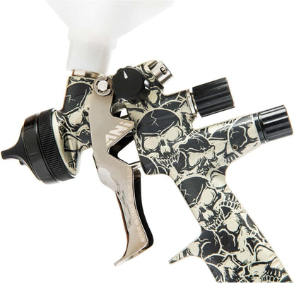 Air Pressure Spray Gun – Verfspuit – Spuitpistool – Lakspuit – HVLP Spuit – 1.3 mm Nozzle – Transparante Luchtkap – Verstelbare Spuitmodi