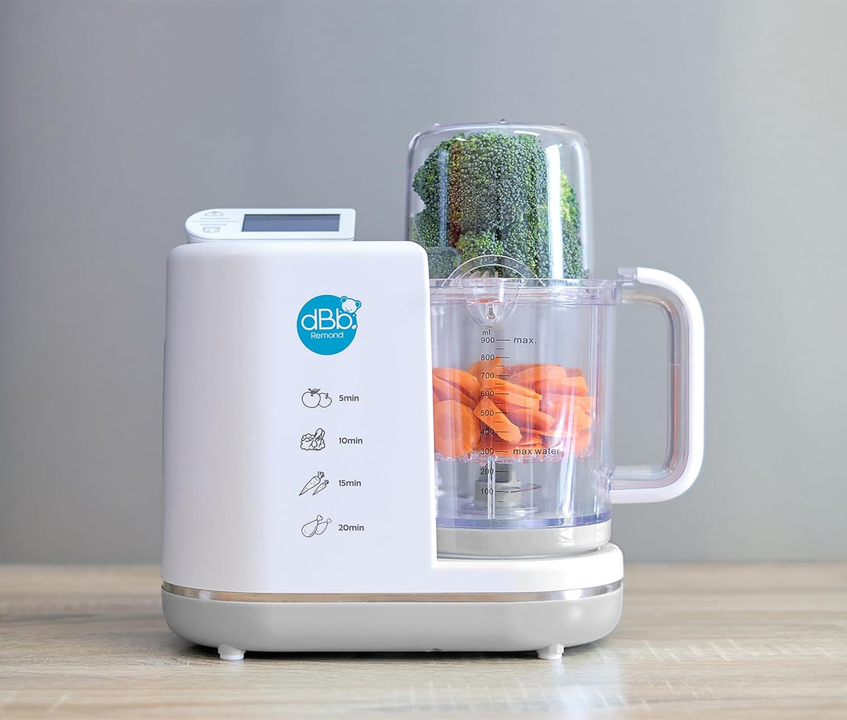 dBb multifunctionele chef-kok, keukenmachine 6-in-1 dBb Remond - grijs