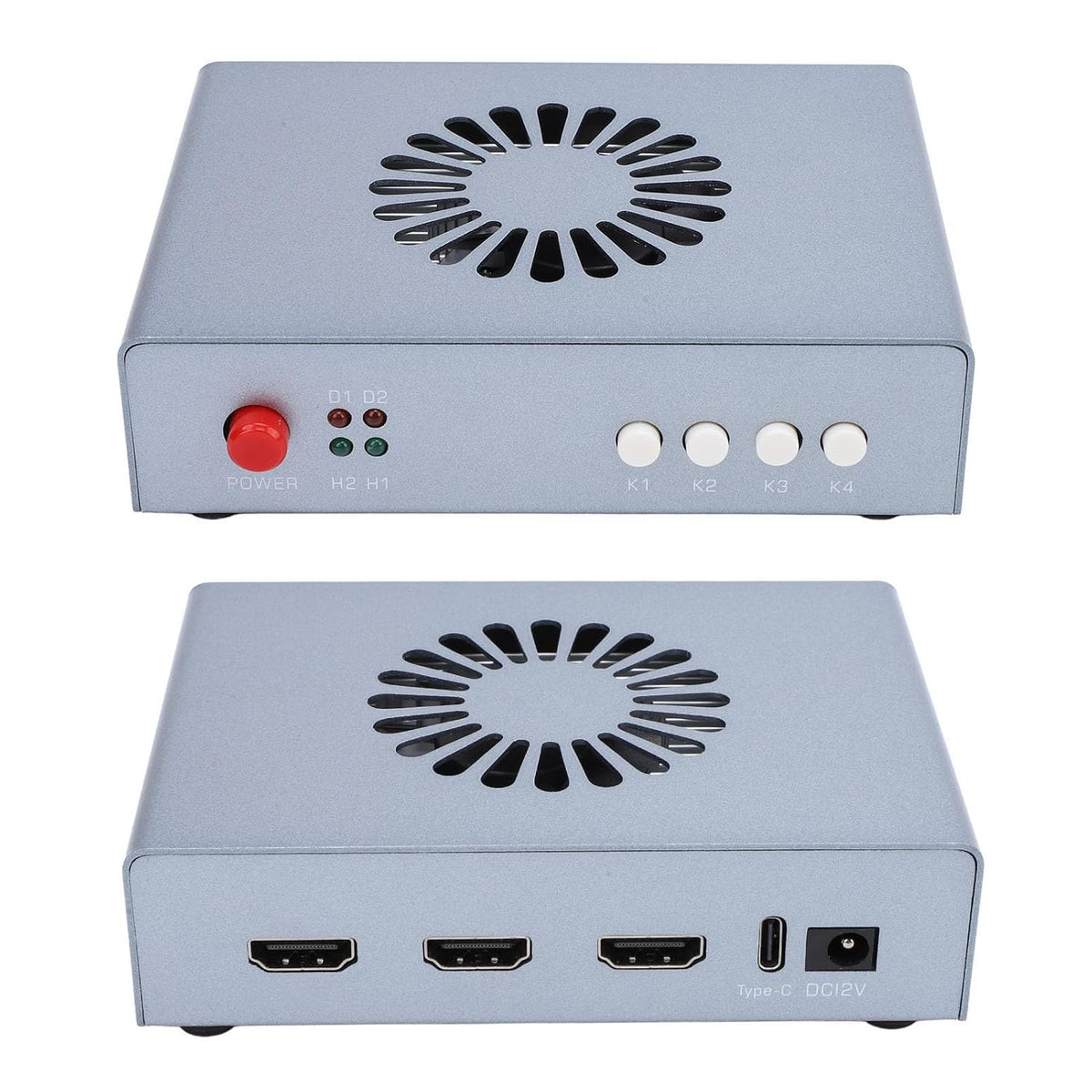 DMA Fuser – HD Multimedia Interface Fuser – Multimedia Interface Synthesizer – Signaal-Samenvoeger – Beeldsamenvoeger – 2 Ingangen Op 1 Scherm – 3840 x 2160 60 Hz – EU-Stekker