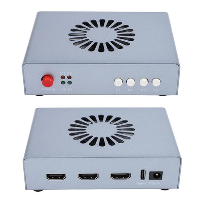 DMA Fuser – HD Multimedia Interface Fuser – Multimedia Interface Synthesizer – Signaal-Samenvoeger – Beeldsamenvoeger – 2 Ingangen Op 1 Scherm – 3840 x 2160 60 Hz – EU-Stekker