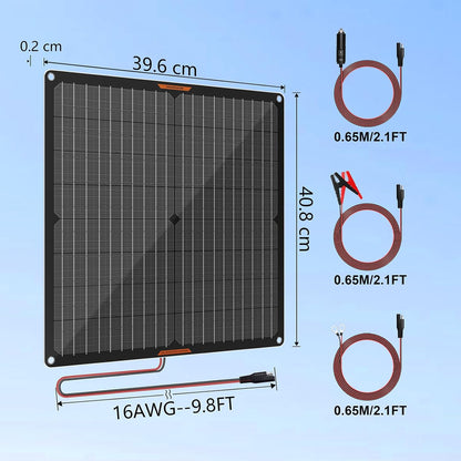 30 W oplader op zonne-energie