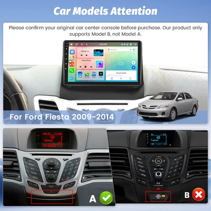 Android Autoradio – Multimedia Radio – Navigatie Systeem – Inbouw Radio – Car Stereo – 9 Inch Touchscreen – Draadloze Carplay & Android Auto