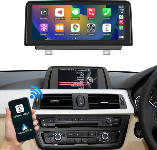 Road Top Wireless Carplay & Android Car, 10.25 Inch Car Radio Stereo for BMW 3 series F30/F31/F34 2012-2016 Year with NBT system, 1920 * 720 Car Touch Screen Multimedia Radio Receiver - QUORE