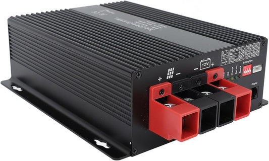 MPPT Solar Controller 40A 12V / 24V Car - Intelligent Regulator for AGM Lithium Battery | 680W PV Capacity with Overload Protection | RV Marine Home Off Grid - QUORE