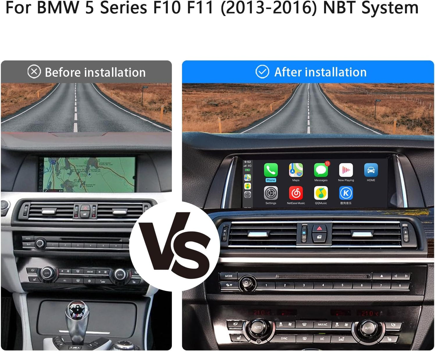 10,25 Inch Multimedia Speler – Autoradio – Touchscreen Navigatiesysteem – CarPlay Interface – Android Auto Module – Draadloze Connectiviteit – Dual Systeem – Geïntegreerde DSP Geluidsprocessor