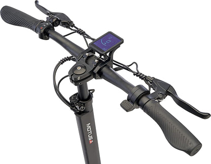 Motus Scooty Pro Elektrische step, 25 km, 70 km looptijd, 280 Wh – 946 Wh | volwassenen/kinderen, opvouwbaar, draagbaar, elektrische scooter, 8,5 inch – 10 inch, 3 snelheden, lcd-display