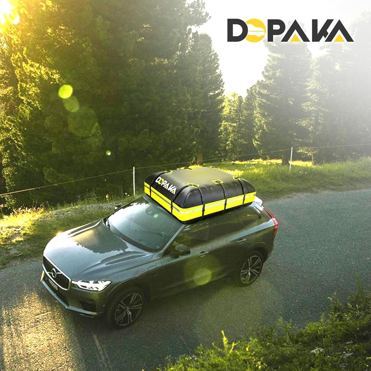 Daktas – Autodaktas – Dakkofferzak – Bagagedragertas – Dakbagagetas – 595 Liter – Waterdicht 1000D PVC
