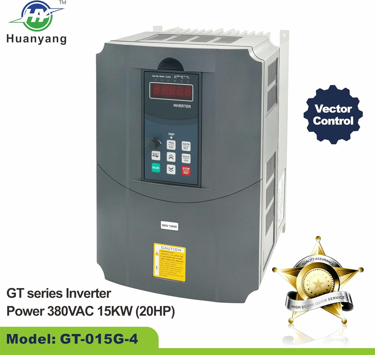Frequentieomvormer VFD Computerized Numerical Control van de motor, omvormer voor spindelmotor, controle van de snelheid, Huanyang GT-serie (380V/15KW)