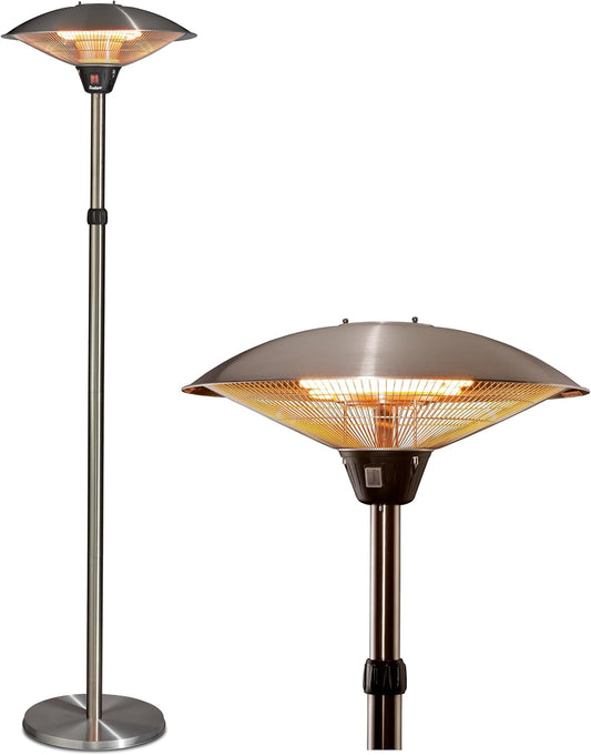 Enders BARCELONA Electric Patio Heater, Infrared Heater 4906, Tilt Protection, Height Adjustable, Electric Heater for Patio and Balcony - QUORE