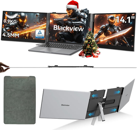 Draagbaar Scherm – Extra Monitor – USB-C Scherm – Laptop Scherm – Full HD Display – 14 Inch Ultra Dun & Lichtgewicht – TÜV Low Blue Light Bescherming