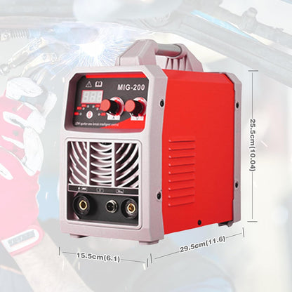 3-in-1 lasapparaat, multifunctionele MIG-lasmachine 200A Core Line met LCD-kleurendisplay, IGBT-inverter voor MIG/MMA/Lift TIG-lassen