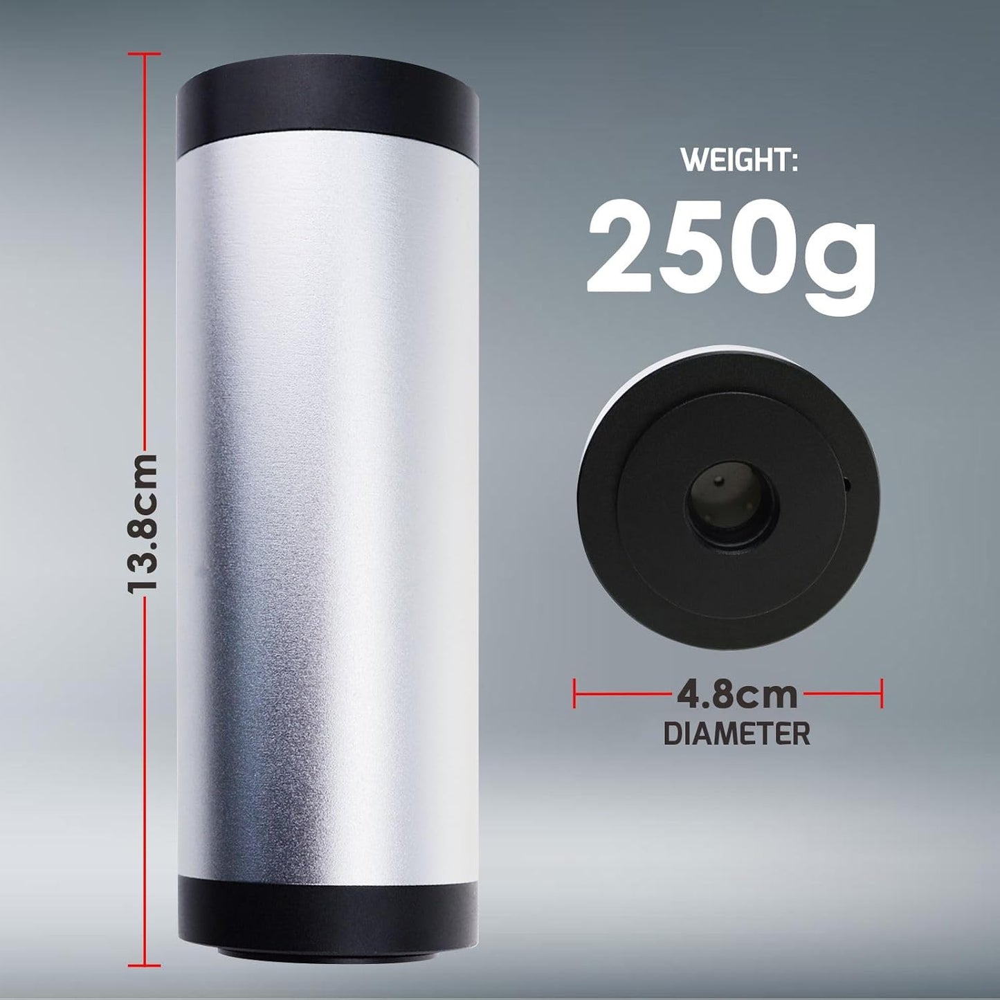 Geluidsniveaumeter Calibrator 94dB & 114dB voor 1/2" en 1" inch Microfoon, Professionele Ruis Decibel Calibratie Tool Meting (Calibrator 94dB & 114dB Zonder LCD)