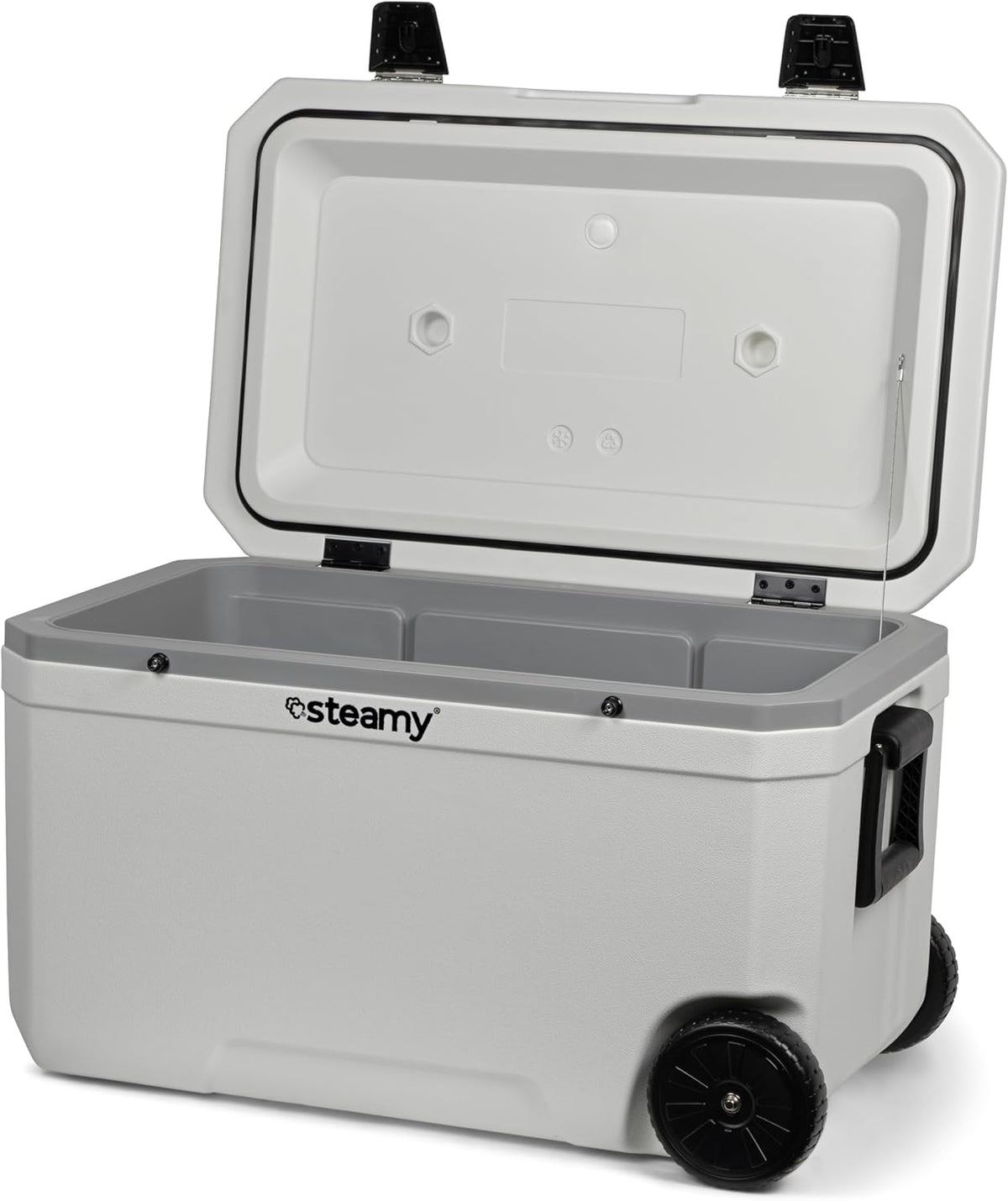 Steamy Marine 70, Roller koelbox met wielen, 70 liter, wit