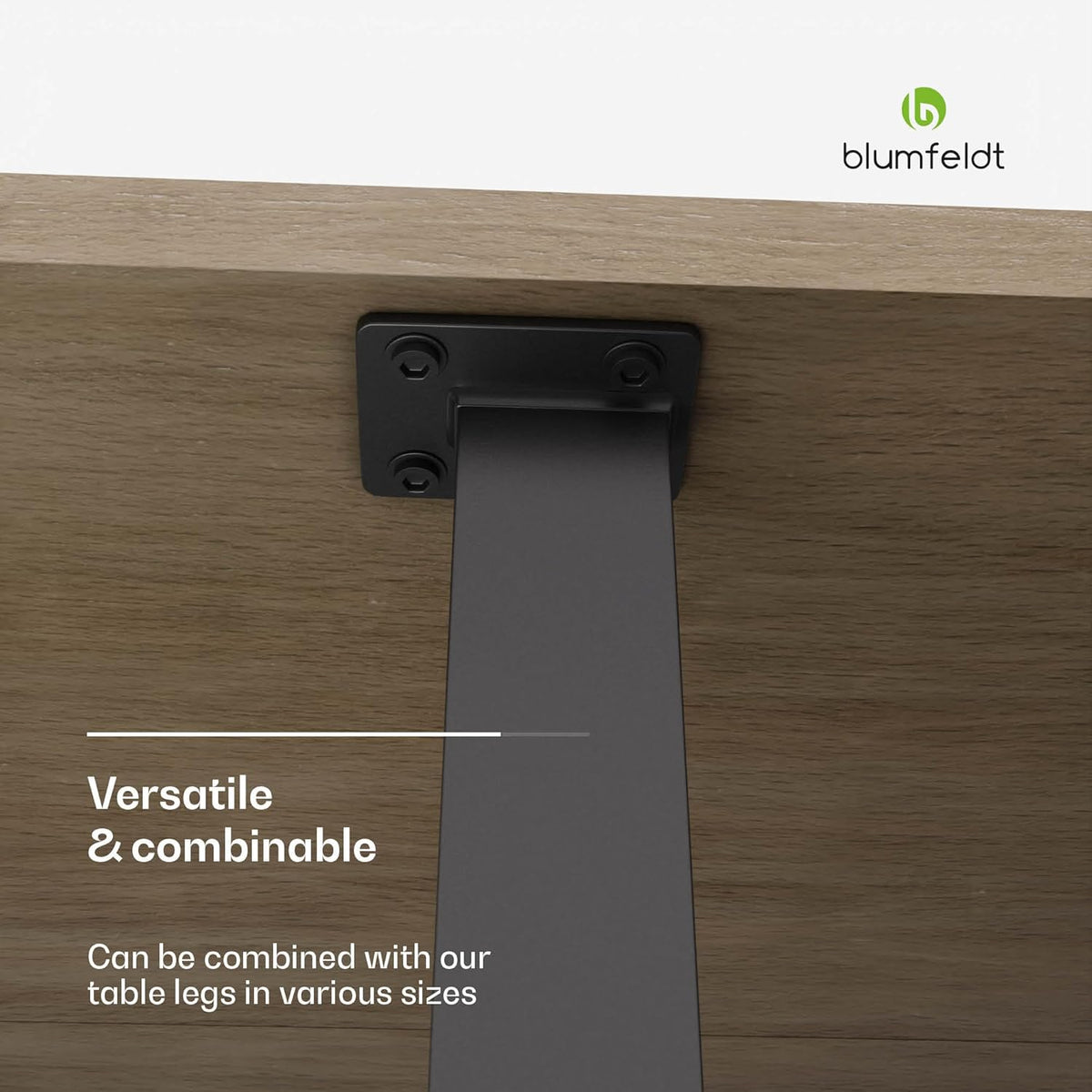 Blumfeldt Bearsdon Houten tafelblad - multiplex blad, 180 x 90 cm, hitte- & krasbestendig, ideaal voor eetkamer - taupe houtfinish, minimalistische stijl