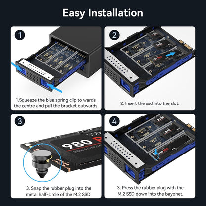 M.2 NVMe Enclosure 6 bay