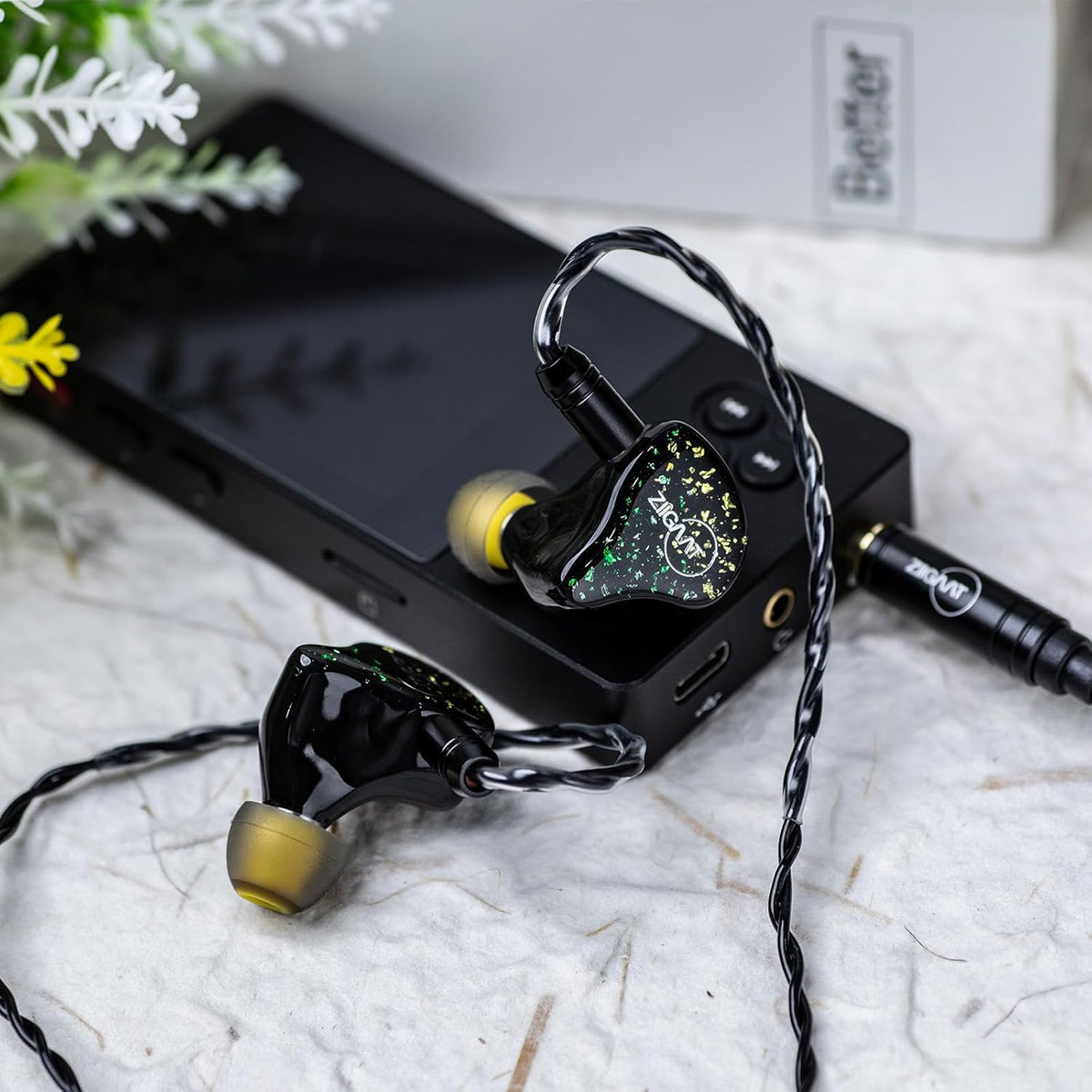 Linsoul ZiiGaat x HBB: Arcadia In-Ear Monitor, 1DD+2BA hybride oortelefoon IEM, bedrade gaming oordopjes, professionele geluidsisolerende binnen-ear monitoren met afneembare IEM-kabel voor muzikanten
