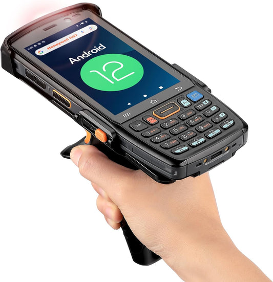 MUNBYN 2025 Android Barcode Scanner 082Pro, Android 12 PDA, uitgerust met HS7 Bar Code Scan Engine, IP67 Handheld Mobile Computer voor voorraadbeheer, magazijn, logistiek