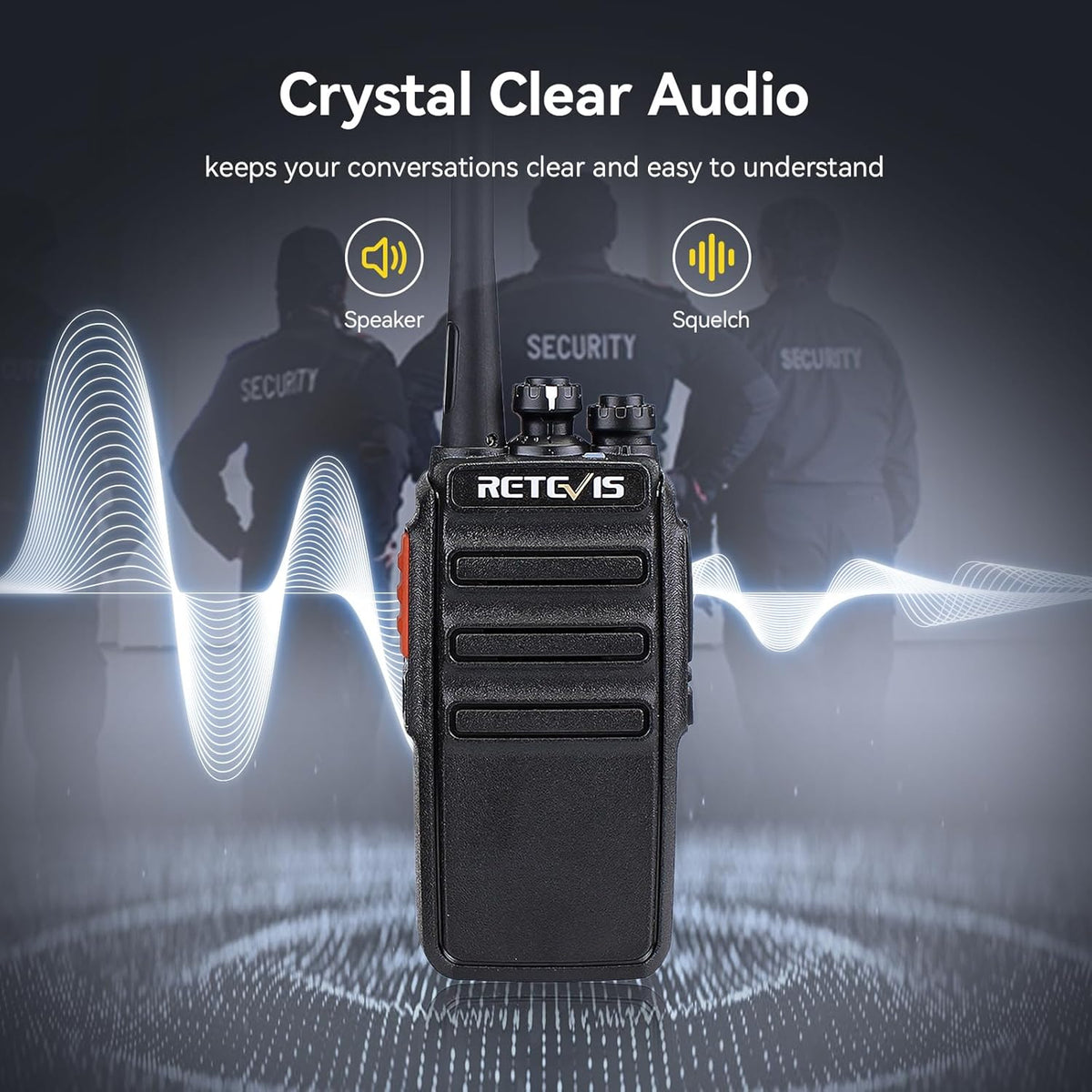 Retevis RT24 Walkie Talkie Portofoons PMR446 Vergunningsvrije 16 Kanalen CTCSS/DCS VOX Professionele Walkie Talkies met Headset en USB-laadstation (10 Stuks, Zwart)