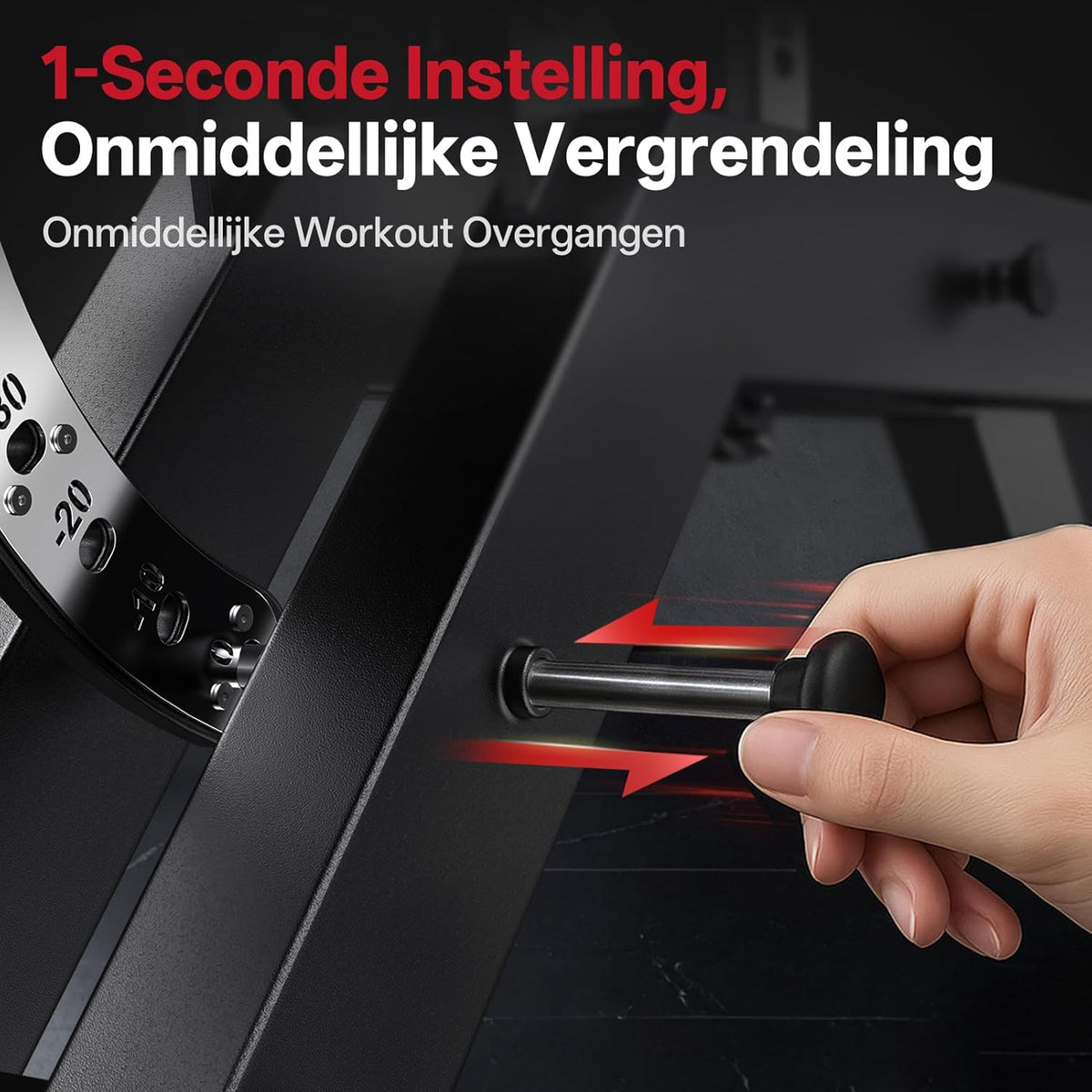 JOROTO MD70 Halterbank Verstelbaar, Multifunctionele Trainingsbank met Maximale Belasting 400KG/880LBS, 8-Weg Rugleuning & 5-Weg Zitting Verstelbaar, Fitnessbank voor Volledig Lichaamstraining