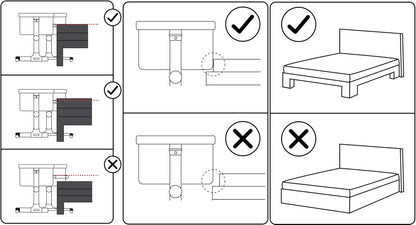 Momi Revo Multifunctionele bijzet- en kinderbed, 6-traps in hoogte verstelbaar van 72 tot 82 cm, met wielen, incl. matras, bevestigingsriemen, insectenbescherming en beugel met speelgoed