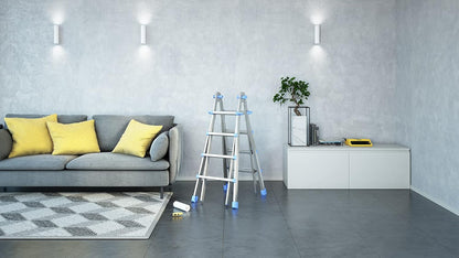 Colombo Telescopische ladder van aluminium Eiffel 4+4