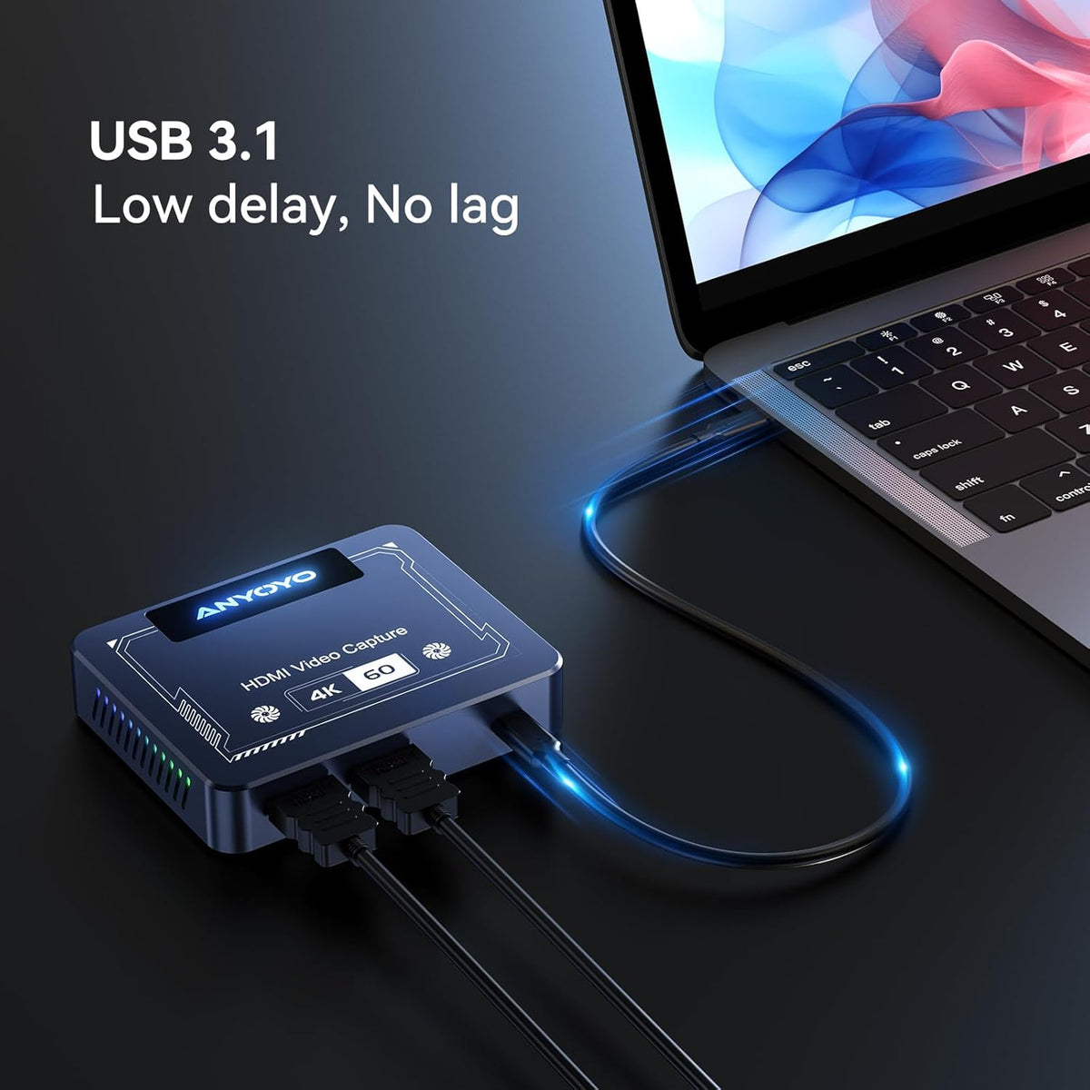 HDMI Video Grabber – Capture Card – Video Capture Card – HDMI Capture Card – Opnamekaart – 4K60 Pass-Through – Bijna Nul Latentie