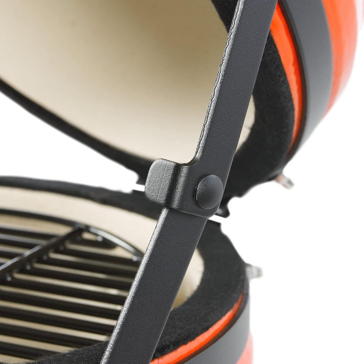 bbq-Toro Kamado Hairo Red Charcoal Barbecue 32 cm Diameter Mini Grill with Thermometer and Wooden Handles Round Ceramic Grill Ceramic Grill Smoker - QUORE