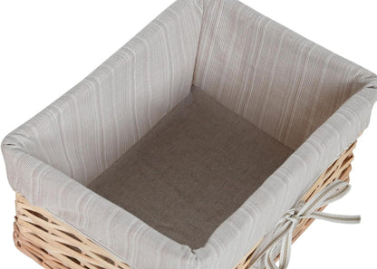 Rompmandjes set 5 MIMBRE ALGODON 47 x 35 x 55 CREMA