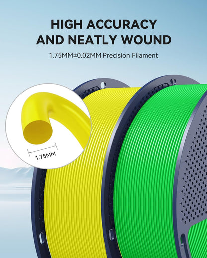 PLA Plus 2.0 Filament – 3D Printer Filament – 3D Printdraad – 3D Print Filament – PLA+ Filament – 10 kg Bundel – Hoge Printsnelheid 50-600 mm/s – Nauwkeurige Diameter ±0,02 mm
