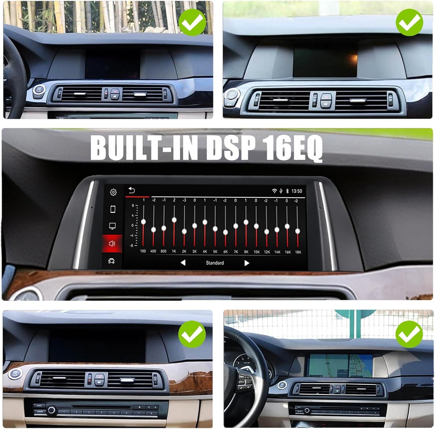 Autoradio – Multimedia Systeem – Navigatie Radio – Bluetooth Audio – CarPlay Android Auto – Razendsnel Opstarten – Behoudt Originele Besturing