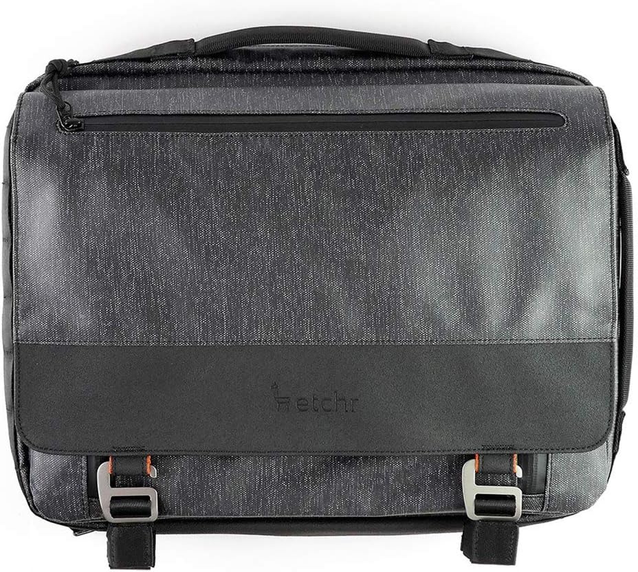 ETCHR Art Portfolio Case Folder Weerbestendig veld Supply Bag Multifunctioneel Tool Art Satchel Draagbare Tekentafel Draagtas Schouder- en Interne Riemen voor Tekenen, Schetsen & Schilderen, Zwart,