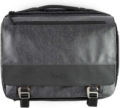 ETCHR Art Portfolio Case Folder Weerbestendig veld Supply Bag Multifunctioneel Tool Art Satchel Draagbare Tekentafel Draagtas Schouder- en Interne Riemen voor Tekenen, Schetsen & Schilderen, Zwart,