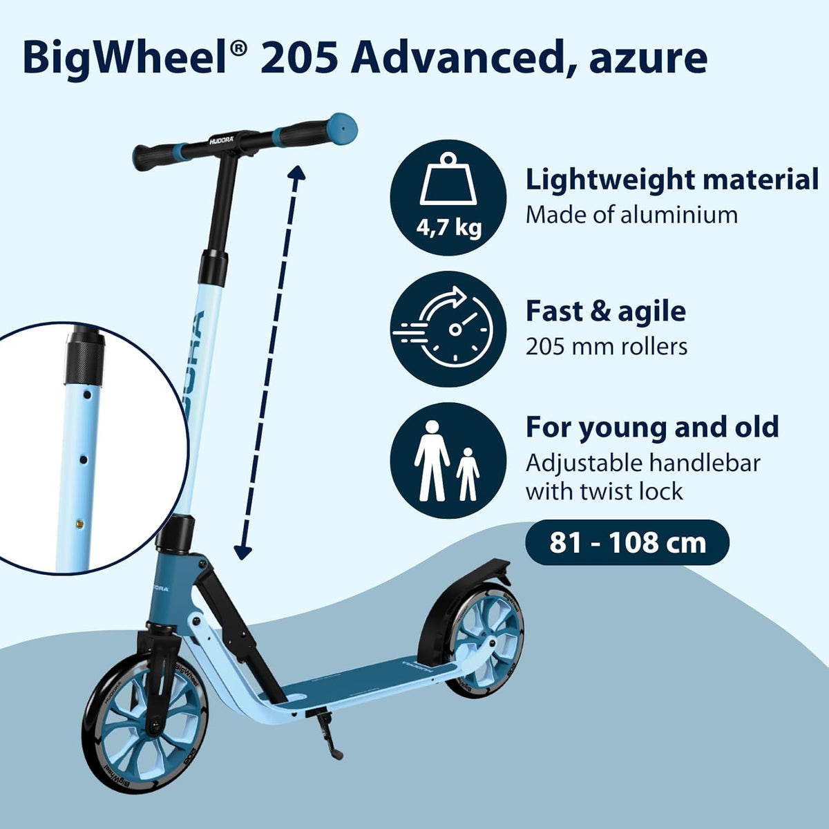 HUDORA BigWheel® 205 Advanced